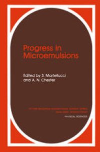 cover of the book Progress in Microemulsions