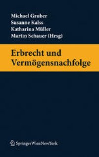 cover of the book Erbrecht und Vermögensnachfolge