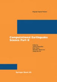 cover of the book Computational Earthquake Science Part II