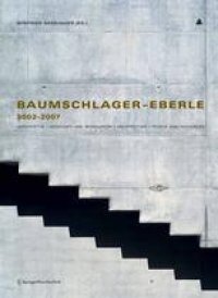 cover of the book Baumschlager-Eberle 2002–2007: Architektur | Menschen und Ressourcen