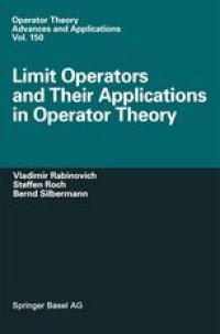 cover of the book Limit Operators and Their Applications in Operator Theory