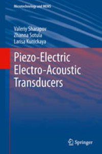 cover of the book Piezo-Electric Electro-Acoustic Transducers