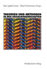 cover of the book Theorien und Methoden in den Sozialwissenschaften