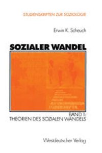 cover of the book Sozialer Wandel: Band 1: Theorien des sozialen Wandels