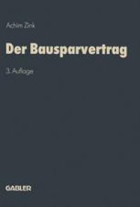 cover of the book Der Bausparvertrag