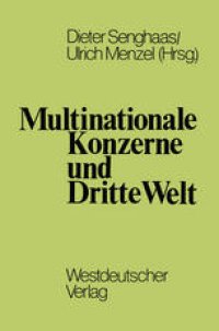 cover of the book Multinationale Konzerne und Dritte Welt