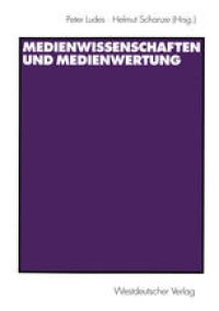 cover of the book Medienwissenschaften und Medienwertung