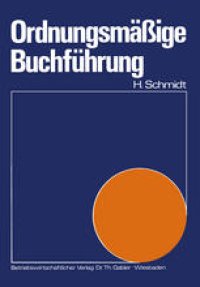 cover of the book Ordnungsmäßige Buchführung