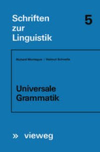 cover of the book Universale Grammatik