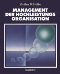 cover of the book Management der Hochleistungsorganisation