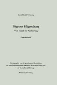 cover of the book Wege zur Bildgestaltung: Vom Einfall zur Ausführung