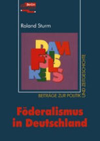 cover of the book Föderalismus in Deutschland