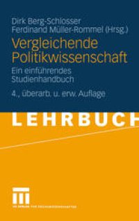 cover of the book Vergleichende Politikwissenschaft: Ein einführendes Studienhandbuch