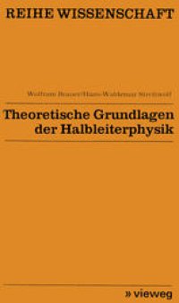 cover of the book Theoretische Grundlagen der Halbleiterphysik