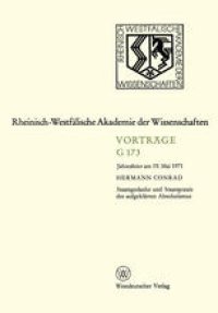 cover of the book Staatsgedanke und Staatspraxis des aufgeklärten Absolutismus: Jahresfeier am 19. Mai 1971