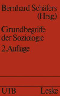 cover of the book Grundbegriffe der Soziologie