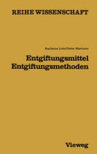 cover of the book Entgiftungsmittel — Entgiftungsmethoden