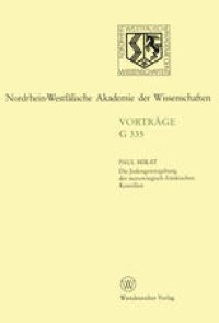 cover of the book Die Judengesetzgebung der merowingisch-fränkischen Konzilien: 379. Sitzung am 14. Dezember 1994 in Düsseldorf