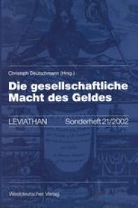 cover of the book Die gesellschaftliche Macht des Geldes