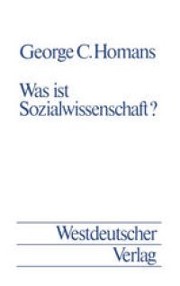 cover of the book Was ist Sozialwissenschaft?