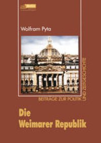 cover of the book Die Weimarer Republik