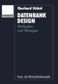 cover of the book Datenbankdesign: Methoden und Übungen