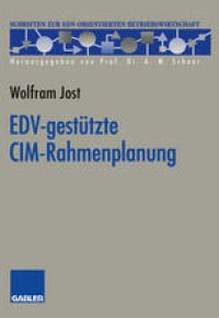 cover of the book EDV-gestützte CIM-Rahmenplanung