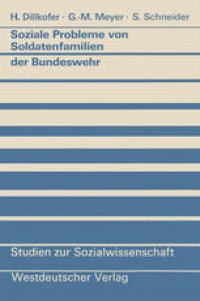 cover of the book Soziale Probleme von Soldatenfamilien der Bundeswehr