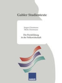 cover of the book Die Preisbildung in der Volkswirtschaft