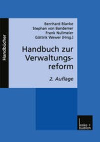 cover of the book Handbuch zur Verwaltungsreform