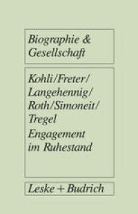 cover of the book Engagement im Ruhestand: Rentner zwischen Erwerb, Ehrenamt und Hobby