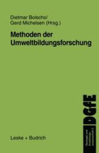 cover of the book Methoden der Umweltbildungsforschung