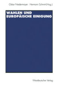 cover of the book Wahlen und Europäische Einigung