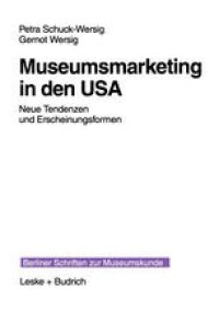 cover of the book Museumsmarketing in den USA: Neue Tendenzen und Erscheinungsformen