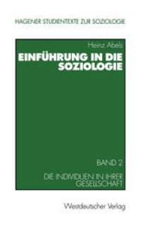 cover of the book Einführung in die Soziologie: Band 2: Die Individuen in ihrer Gesellschaft