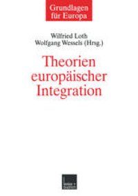 cover of the book Theorien europäischer Integration