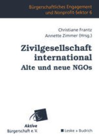 cover of the book Zivilgesellschaft international Alte und neue NGOs