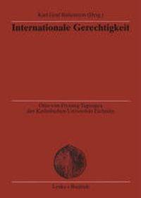 cover of the book Internationale Gerechtigkeit