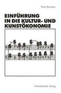 cover of the book Einführung in die Kultur- und Kunstökonomie