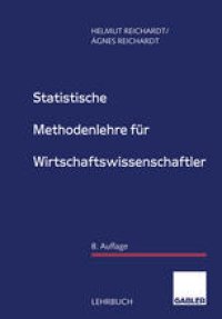 cover of the book Statistische Methodenlehre für Wirtschaftswissenschaftler