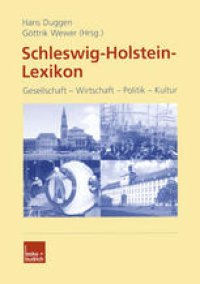 cover of the book Schleswig-Holstein-Lexikon: Gesellschaft — Wirtschaft — Politik — Kultur