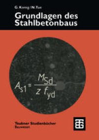 cover of the book Grundlagen des Stahlbetonbaus: Einführung in die Bemessung nach Eurocode 2