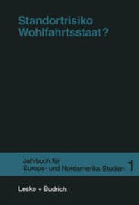 cover of the book Standortrisiko Wohlfahrtsstaat?