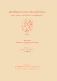 cover of the book Bedingungen und Gang der Kohlenhydratsynthese im Licht / Die Endstufen des Stoffabbaues im Organismus