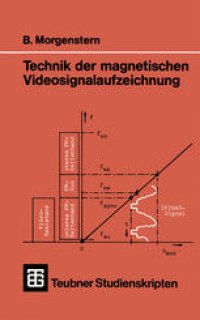 cover of the book Technik der magnetischen Videosignalaufzeichnung