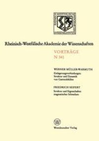 cover of the book Einlagerungsverbindungen: Struktur und Dynamik von Gastmolekülen / Struktur und Eigenschaften magmatischer Schmelzen