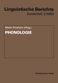 cover of the book Phonologie