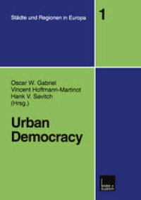 cover of the book Urban Democracy