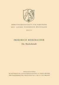 cover of the book Die Bischofsstadt