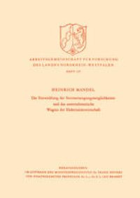 cover of the book Die Entwicklung der Stromerzeugungsmöglichkeiten und das unternehmerische Wagnis der Elektrizitätswirtschaft